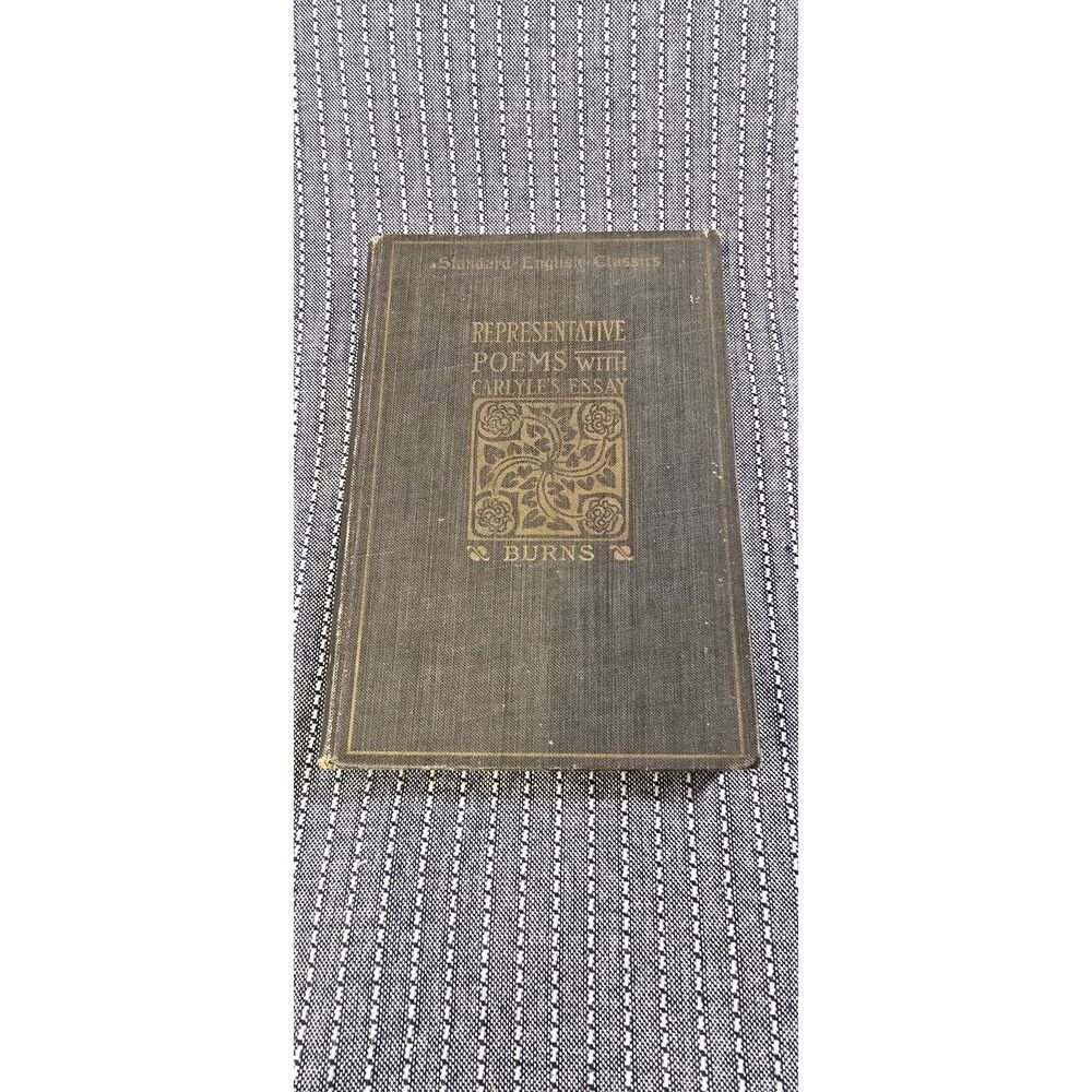 Representative Poems with Carlyle's Essay" by Robert Burns